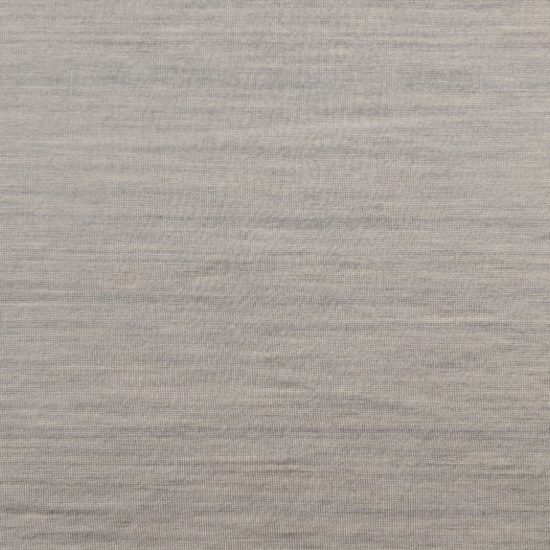 Merino wool jersey silver gray (165g)