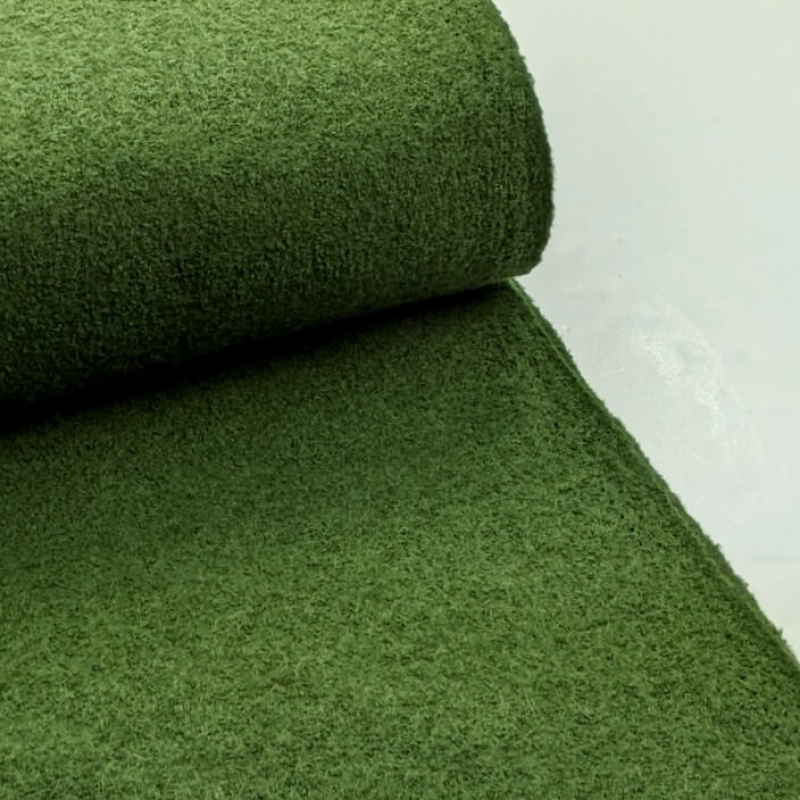 Meriinovillane kangas (boiled wool) armee roheline