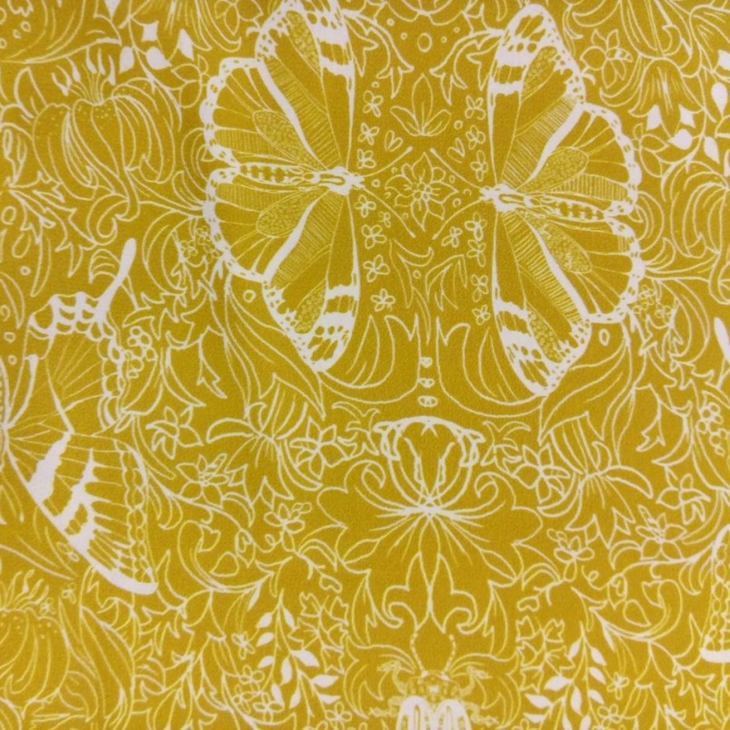 Butterflies on yellow