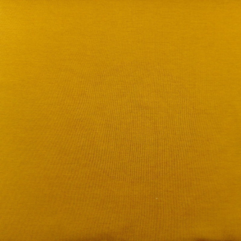 Cotton jersey mustard yellow (230g)