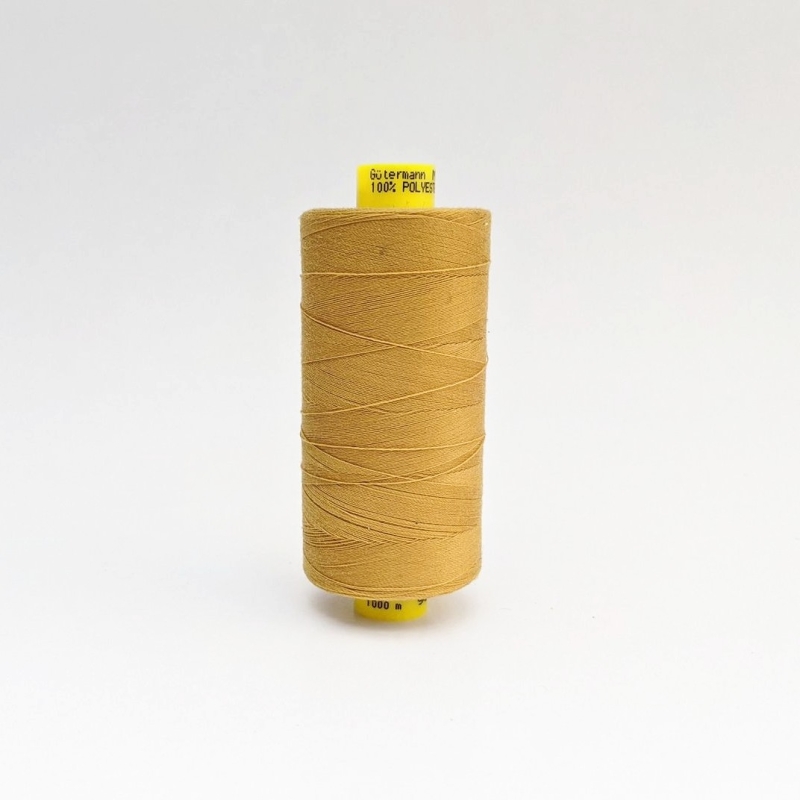 Sew all thread Gütermann (1000 m) dark mustard yellow