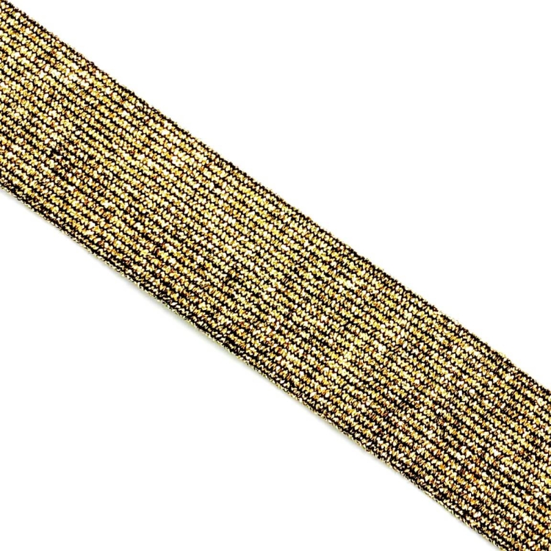 Kuldse sädelusega kummipael (30 mm) MUST