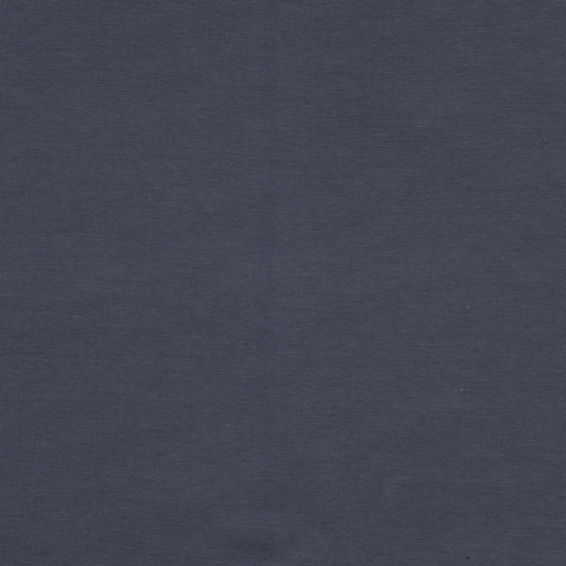 Cotton jersey dark bluish gray (200g) GOTS