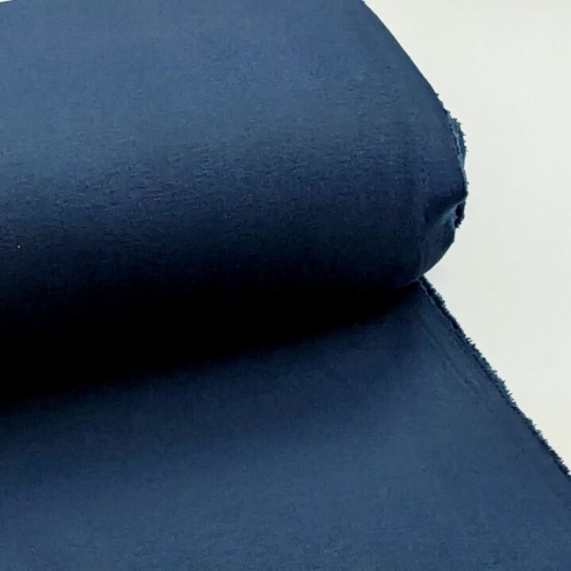 Sweatshirt fleece fabric dark blue